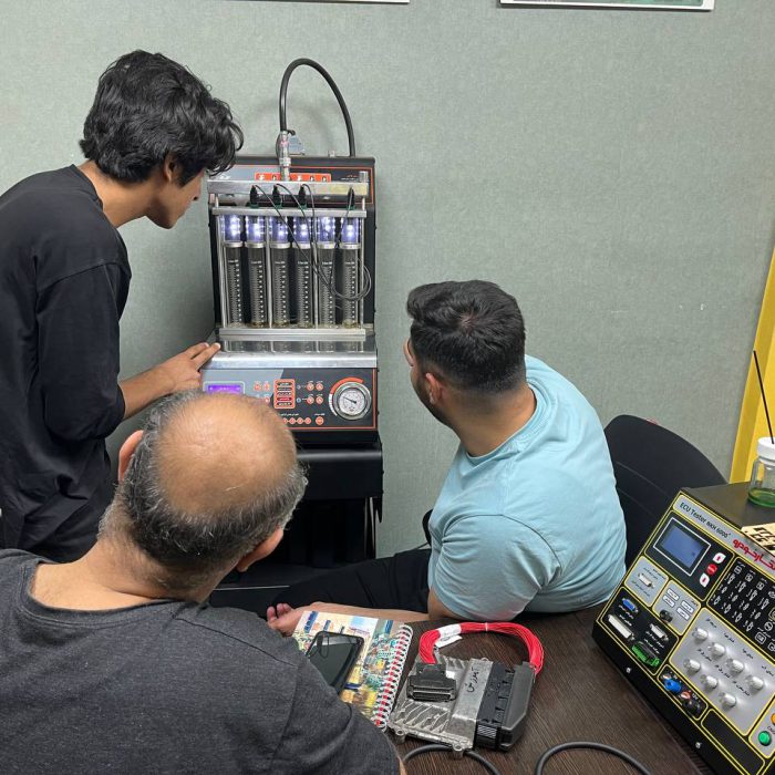 آموزش کار با انژکتور شور در دوره ایسیو